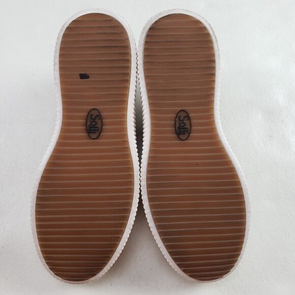 Sofft Fianna Animal Print Leather Sneaker Womens 8.5 White Lace Up Casual Shoe - Picture 9 of 10